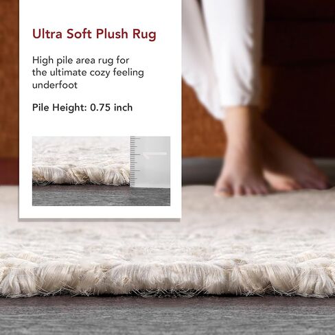 NuLOOM Hailey Hand Woven Jute Area Rug, 4x6, Off-white in Saudi Arabia