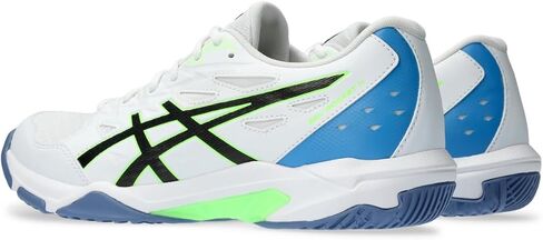ASICS Men's GEL-ROCKET 11 Volleyball Shoes, 10, WHITE/LIME BURST in Saudi Arabia