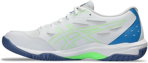 ASICS Men's GEL-ROCKET 11 Volleyball Shoes, 10, WHITE/LIME BURST in Saudi Arabia