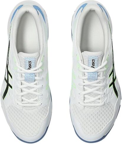 ASICS Men's GEL-ROCKET 11 Volleyball Shoes, 10, WHITE/LIME BURST in Saudi Arabia