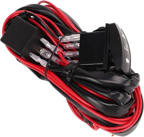 Turn Signal Flasher Relay Harness, UTV Turn Signal Rocker Switch ATV Street Legal Lighting Kit Turn Signal Flasher Relay Harness Replacement for Polaris Ranger RZR (Horizontal Turn Switch) in Saudi Arabia