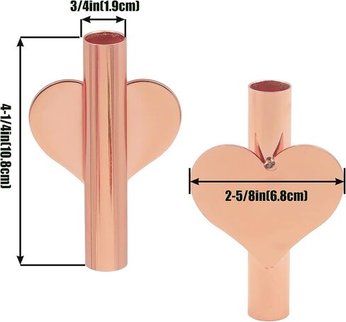 مزهرية جدارية ذاتية اللصق للزهور والنباتات، حامل عرض الزهور لحفلات الزفاف، مزهرية معلقة للثلاجة، النافذة، المنزل، الحفلات، الهواء الطلق، عبوتان (ذهبي وردي) in Kuwait