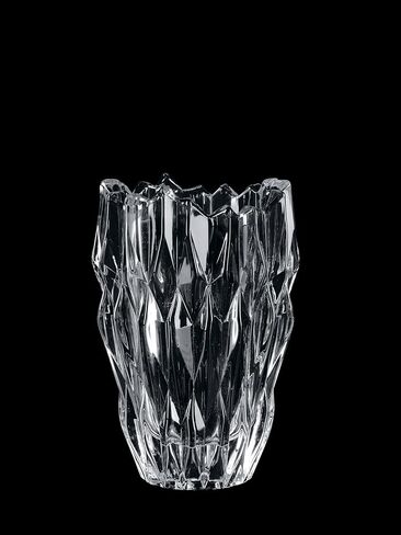 مزهرية بيضاوية كريستال من مجموعة Nachtmann Quartz، مقاس 6 بوصة، مزهرية زجاجية للقطع المركزية والباقة والزهور وديكور المنزل وهدية الزفاف، شفافة، آمنة للاستخدام في غسالة الأطباق in Kuwait