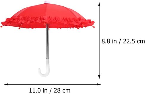 ديكور المنزل ديكور المنزل 3 قطعة مظلة صغيرة ألعاب مظلة ممطرة صغيرة نموذج بوليستر حرير مظلة مصغرة ألعاب صور الدعائم لون عشوائي 28 سنتيمتر ألعاب ألعاب in Kuwait