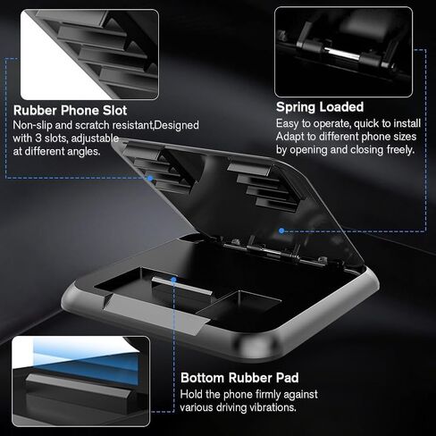 Car Phone Holder, Phone Mount for Car Dashboard Cradle, Universal for iPhone, Anti-Slip Phone Pad for Car, Samsung, Android, Various Smartphones, Suitable for Various Mobile Phone in Saudi Arabia