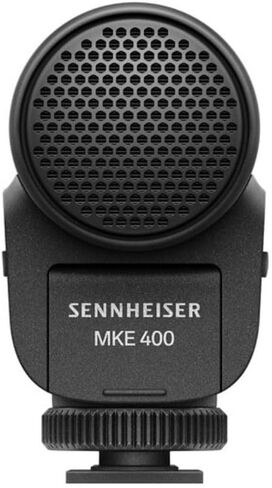Liquid Audio Sennheiser Microphone MKE 400 Mobile Kit Bundle with Mirfak Audio WE10 Pro Dual-Channel Wireless Microphone System Polishing Cloth in Saudi Arabia