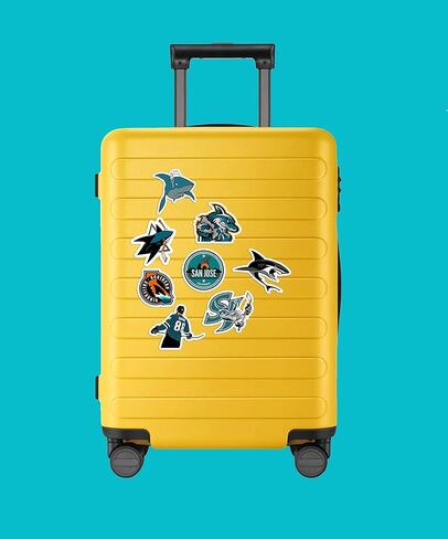 26 PCS Set of San Jose Vinyl Sharks Stickers Pack San Jose Decal Sharks 2-3 inches in Kuwait