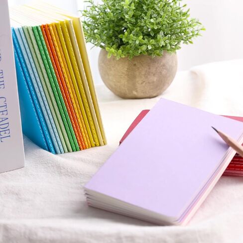 32 قطعة من دفاتر الملاحظات الصغيرة للجيب، دفاتر ملاحظات صغيرة فارغة مقاس 3.5 × 5.5 بوصة ومجلات 16 لونًا للطلاب واللوازم المدرسية المسافرة in Kuwait