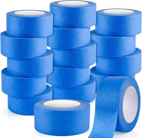 NEOACT 16 Rolls Painters Tape 2 Inch Wide,Multi-Surface No Residue Blue Masking Tape for Walls Painting,Packing,Labeling,DIY Crafts,2 Inch x 55 Yards(880 Yards Total) in Saudi Arabia