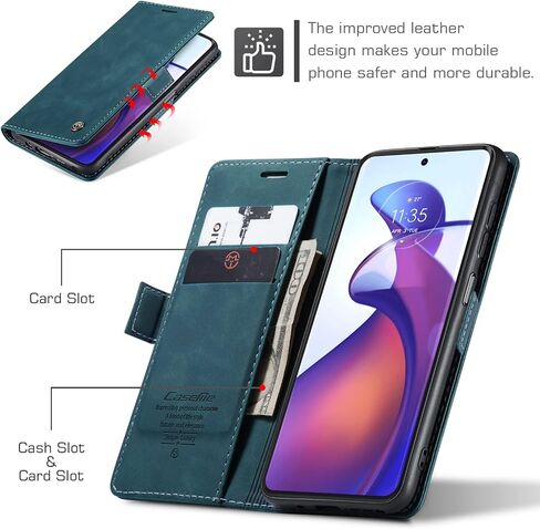 Kowauri for Moto G Stylus 5G 2023 Case,Leather Wallet Case Classic Design with Card Slot and Magnetic Closure Flip Fold Case for Motorola Moto G Stylus 5G 2023 (Black) in Saudi Arabia