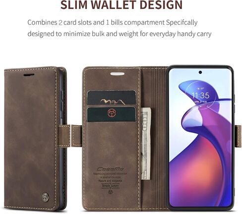 Kowauri for Moto G Stylus 5G 2023 Case,Leather Wallet Case Classic Design with Card Slot and Magnetic Closure Flip Fold Case for Motorola Moto G Stylus 5G 2023 (Black) in Saudi Arabia