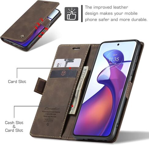Kowauri for Moto G Stylus 5G 2023 Case,Leather Wallet Case Classic Design with Card Slot and Magnetic Closure Flip Fold Case for Motorola Moto G Stylus 5G 2023 (Black) in Saudi Arabia