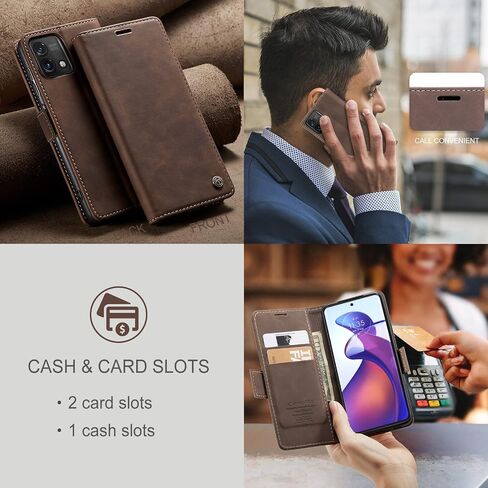 Kowauri for Moto G Stylus 5G 2023 Case,Leather Wallet Case Classic Design with Card Slot and Magnetic Closure Flip Fold Case for Motorola Moto G Stylus 5G 2023 (Black) in Saudi Arabia