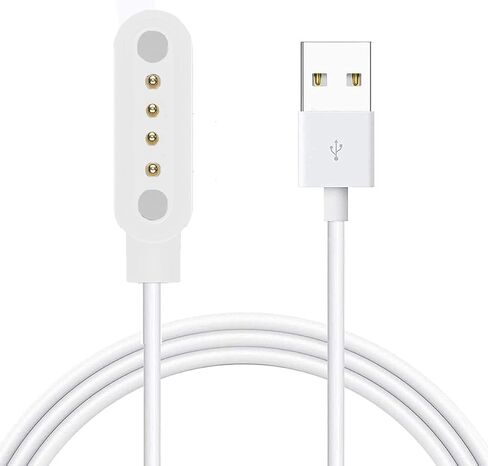 Compatible with Parsonver LA24 Smart Watch Smart Watch Charger, Magnetic USB Replacement Charging Cable Compatible with Parsonver LA24 Smart Watch 1.3 Inches/ZILSPY LA24 Smart Watch in Saudi Arabia