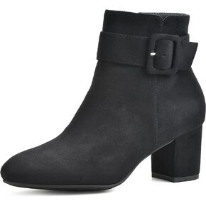 WHITE MOUNTAIN Women's Shoes Freckly Block Heel Bootie