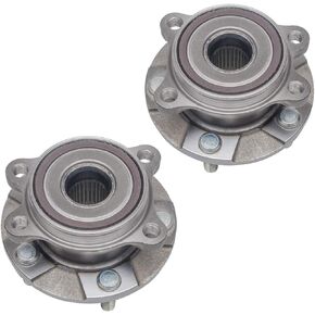KEYOOG 2Pcs 513258 (5 Lug) Front Wheel Hub and Bearing Assembly Fit For 2006-2018 T-oyota RAV4 (06-12:Fits 3.5L V6 Only),2016-2019 Mirai / 2011-2016 S-cion tC (Fits Manual Transmission)