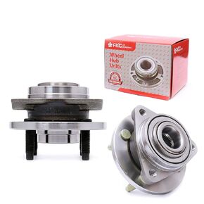 FKG 513205 (4 Lugs Non ABS Models) Front Wheel Bearing Hub Assembly fit for 2005-2010 Chevy Cobalt, 2003-2007 Saturn ION, 2005-2006 Pontiac Pursuit, 2007-2009 Pontiac G5, Set of 2