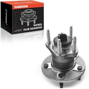 A-Premium Rear Wheel Bearing and Hub Assembly with ABS & 5-Lug Compatible with Chevy Cobalt 2009-2010, HHR 2008-2009, Malibu 2004-2012, Pontiac G6 2005-2010, Saturn Aura 2007-2009