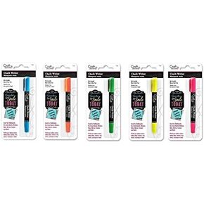 Craft Decor Chalk Writer Bundles (Pen for Writing Glass Windows/Mirror/Windshield) (Blue-Orange-Green-Yellow-Pink) in Saudi Arabia