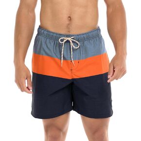 Eidon Young Men's Standard Anderson 17 Inch Length, Elastic Waist Volley Swim Trunk