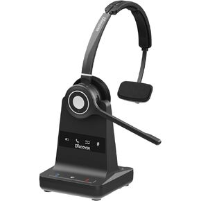 Discover Adapt 30 Wireless DECT Headset with Mic | Computer and Telephone Headset | Phone Headset for Office Phones – Interchangeable Headband