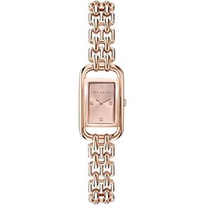Ted Baker Tessye Ladies Rose Gold Stainless Steel Chain Bracelet Watch (Model: BKPTTS4069I)