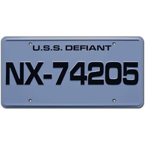 Star Trek: Deep Space Nine | NX-74205 | Metal Stamped License Plate