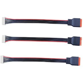 3Pcs JST-XH Balance Cable 20CM 2S-6S 3S Lipo Battery Balance Charger Extend Expansion Plug Leads Adapter Conversion Line for RC Vehicles Lipo Battery Charging