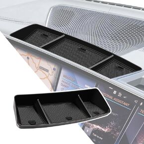 3 Series/4 Series/i4 2023 2024 Center Console Organizer Behind Touchscreen,Dashboard Storage Box Tray for BMW 3 Series G20/4 Series(G22 G23 G26)/i4 Compatible with 12.3 inch Touch Screen