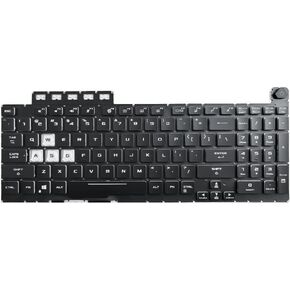 New Replacement Keyboard Compatible with ASUS TUF Gaming 8 F15 FX506 FA506 FA506II FX506H FA506Q FX506L FA506H F17 FX706 FX706L FA706U FX706U FA706 661VUS00 with RGB Colorful Backlit