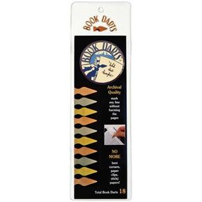 Book Darts - Line Marker Bookmarks (18 Book Darts)