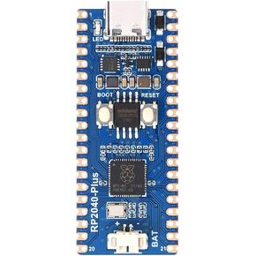 Waveshare RP2040-Plus, A Low-Cost, High-Performance Pico-Like MCU Board Based On Raspberry Pi Microcontroller RP2040 4MB