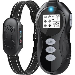 Dog Shock Collar - 2000FT Dog Training Collar with Remote IPX7 Waterproof with 4 Training Modes Beep, Vibration, Electric Shock, Flashlight, Rechargeable E-Collar for 20-150Lbs Dogs in Kuwait