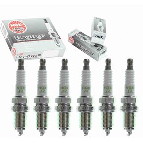6 pc NGK V-Power Spark Plugs compatible with Toyota Pickup 3.0L V6 1988-1995
