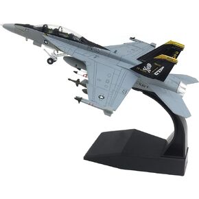 Enatuther 1/100 US F-18B Strike Fighter Plane Model Attack Plane Alloy Airplane Model for Men