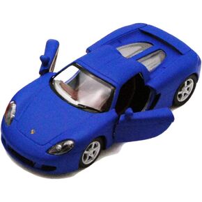 KiNSMART Porsche Carrera GT Blue 5" 1:36 Scale Die Cast Metal Model Toy Race Car