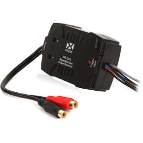 محول إخراج خط قابل للتعديل NVX XFLOC2 ثنائي القناة 80 وات مع تشغيل عن بعد