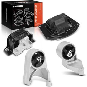 A-Premium 4PCS Engine Motor Mount and Transmission Mount Kit Compatible with Chrysler Sebring 2001-2006 & Dodge Stratus 2001-2006, 2.4L 2.7L, Replace# 4573773, 4573775