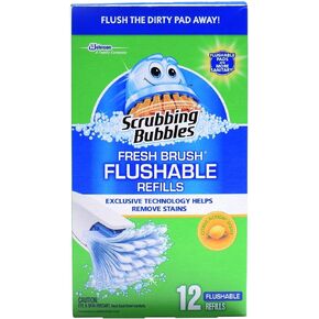 Scrubbing Bubbles Fresh Brush Flushable Refill 12 Ct