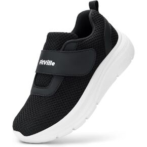 FitVille Diabetic Shoes for Women Slip on Walking Shoes for Swollen Feet Women with Adjustable Strap Wide Sneakers for Women Lightweight Mesh Wide Width Shoes for Women