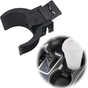1 PC Automotive Water Cup Holder Separator, Thin ABS Center Console Cup Holder Insert Divider, Replacement OEM55618-0E200-C0 Accessories, Compatible with 2014-2020 Highlander (Black)