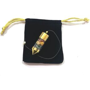 4 Plate Ring Gold Plated Metal Isis Pendulum Healing Divination Dowsing Reiki Dowsing Metaphysical Spiritual with Pouch.