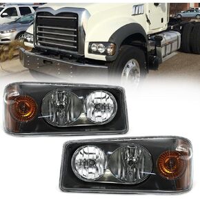Headlight Assembly Fit for Mack Granite GU713, A Pair of Headlight Assemblies Both Sides Compatible with Select Mack Model in Saudi Arabia