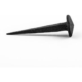 Renovators Supply Manufacturing Clavos Nails 2.8 in. Black Wrought Iron Decorative Round Pyramid Head Nails for Barn, Gate, Window Shutter Or Doors with Black Powder Coat Finish in Saudi Arabia