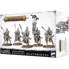 Games Workshop - Warhammer Age of Sigmar - Ossiarch Bonereapers Kavalos Deathriders, Black