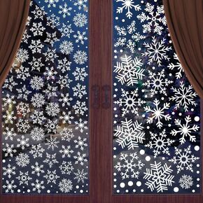 Christmas Window Clings Window Decals for Christmas Decoration Double-Sided Adorable Reusable Static Clings …