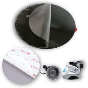 Double Sided Adhesive Pad Suction Cup Mounting 3.74 IN Dashboard adhesive sticky pads 3.15 inches Clear Super Strong Adhesive Disc for Xiaoyi Camera GPS Phone Car Dash Windshield Shower Mount