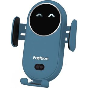 Wireless Car Charger, Phone Mount for Car Wireless Charger Smart Sensor Air Vent, Automatic Clamping Phone Holder Compatible with iPhone 14/13/12/11//XS/XR/8, Samsung S22/S21/S20/Note 20, etc Sea Blue