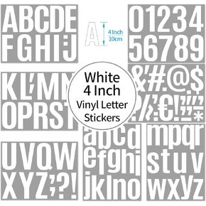 24 Sheets 2 Inch Black Alphabet Letter Stickers Self Adhesive Sticker Colorful PU Material Convex Feeling