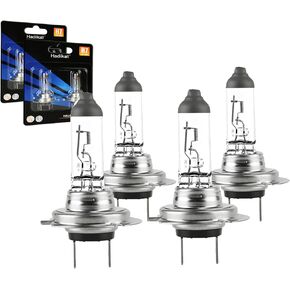H7 Halogen Headlight Bulbs with Dream Vision, 2 PCS 2022 Latest High Beam Low Beam and Fog Replacement Bulb, 12V 55W High Performance Bulbs with 200% Brightness Improvement